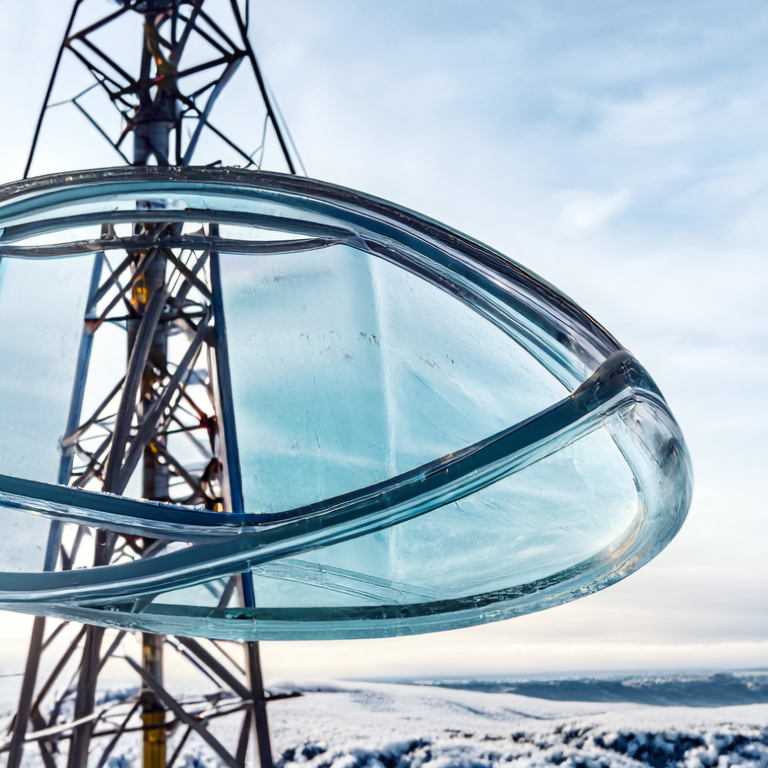 How to prevent ice bridging at high altitude transmission lines