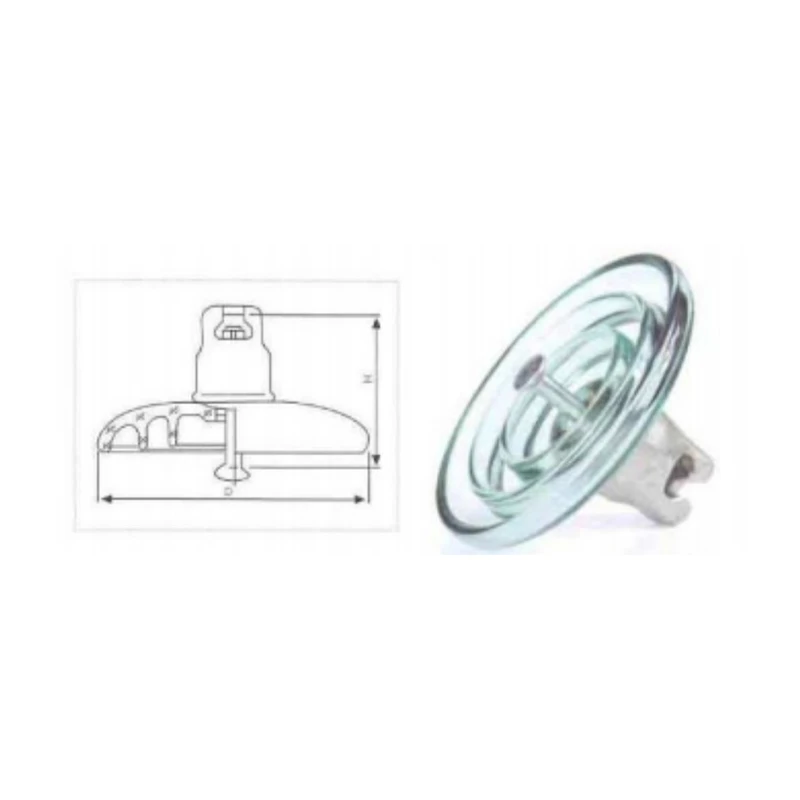 U240BP/170 Pollution-Resistant Suspension Glass Insulator