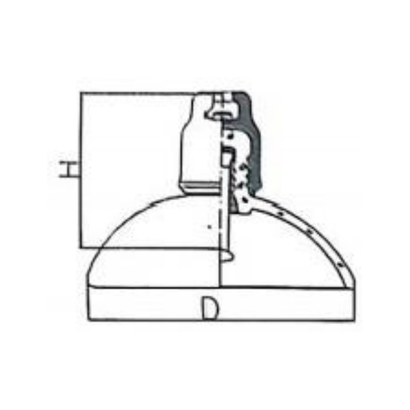 Spherical Disc Suspension Glass Insulators